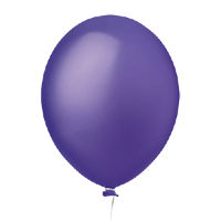 Imagem de BALÃO REDONDO DE LÁTEX VIOLETA LISO C/30  9" (APROX.23CM) - 01 UNIDADE